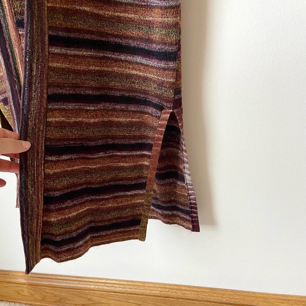 Zara Multicolor Striped Long Cardigan - Picture 3 of 5